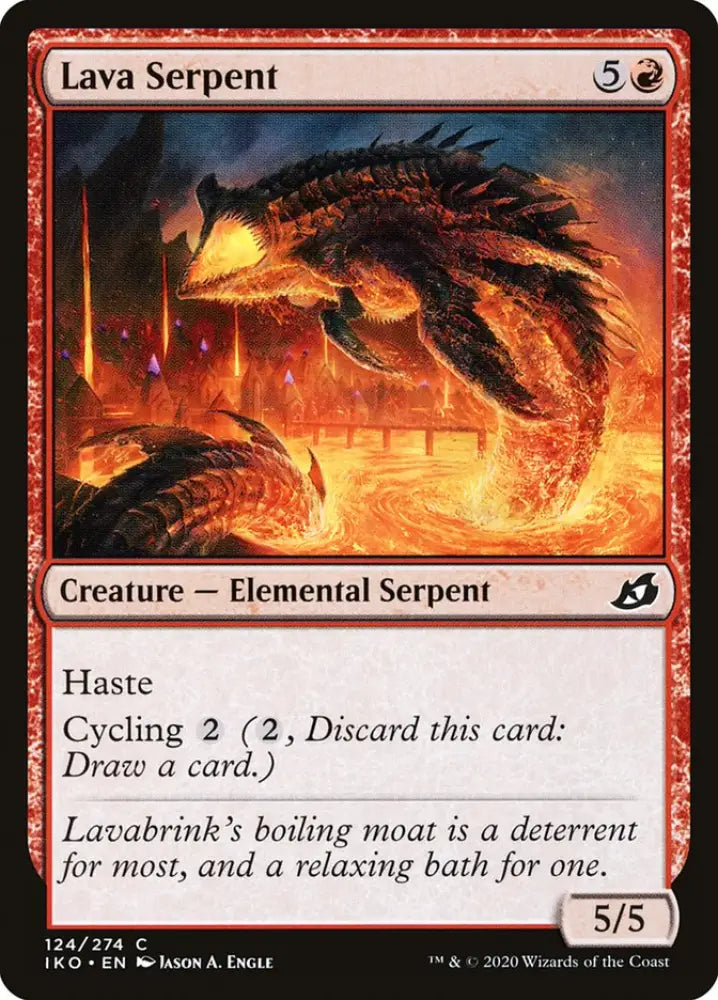 Lava Serpent [Ikoria: Lair of Behemoths] - MTG Single