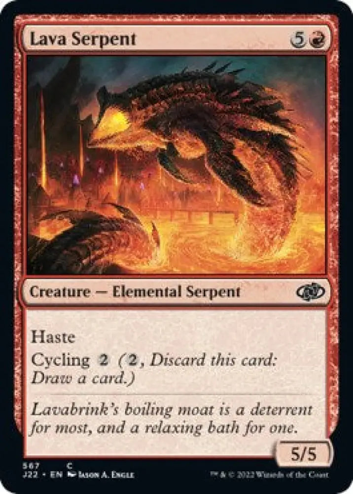 Lava Serpent [Jumpstart 2022] - MTG Single