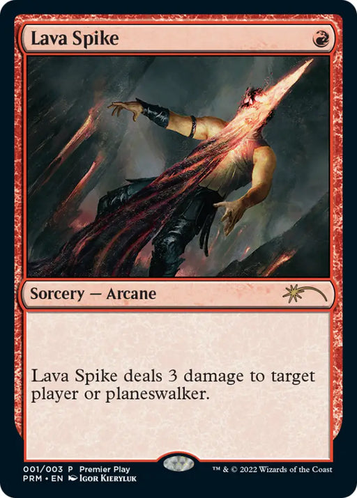 Lava Spike (Premier Play) [Pro Tour Promos] - MTG Single
