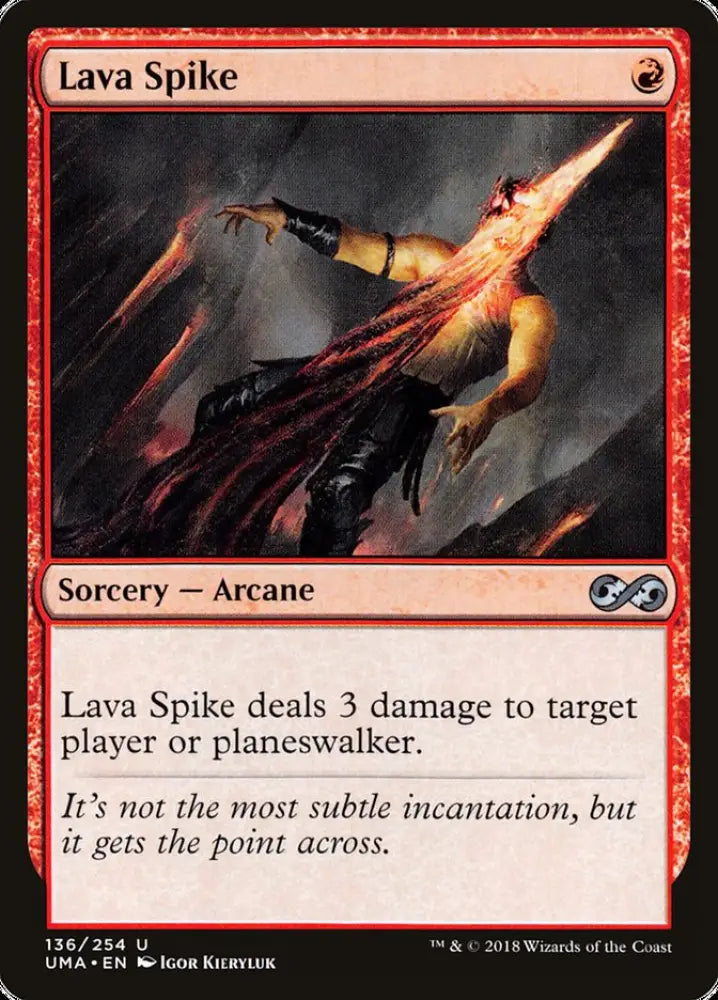 Lava Spike [Ultimate Masters] - MTG Single