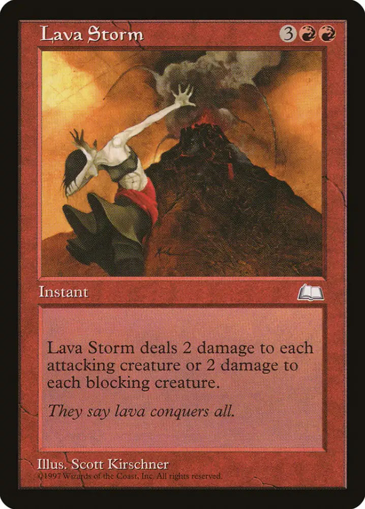 Lava Storm [Weatherlight] - MTG Single