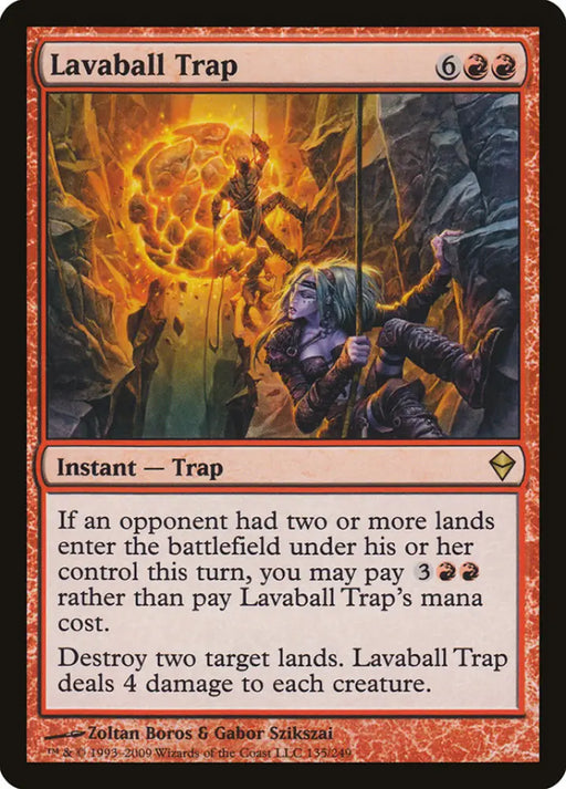 Lavaball Trap [Zendikar] - MTG Single