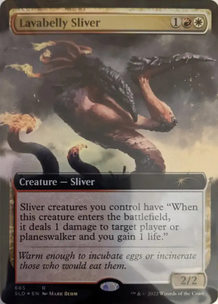 Lavabelly Sliver (Extended Art) [Secret Lair Drop Promos] - MTG Single