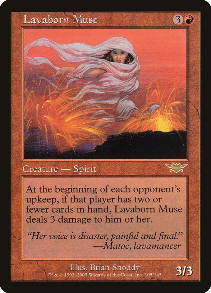 Lavaborn Muse [Legions] - MTG Single
