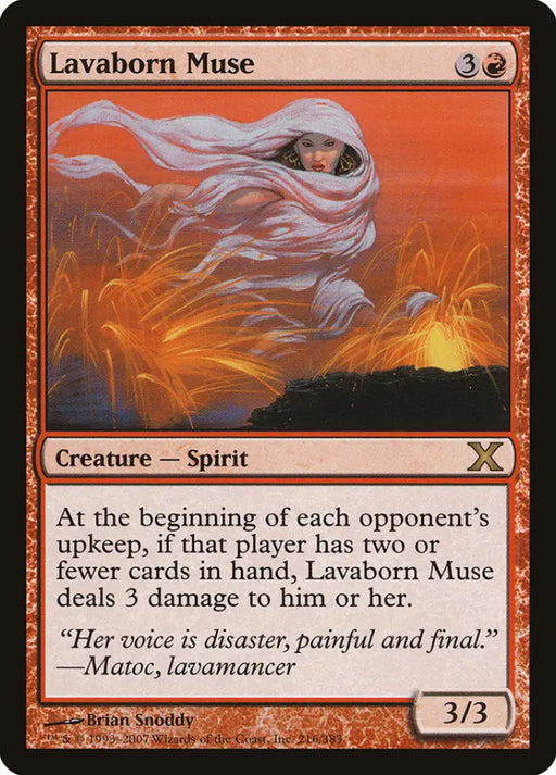 Lavaborn Muse [Tenth Edition] - MTG Single