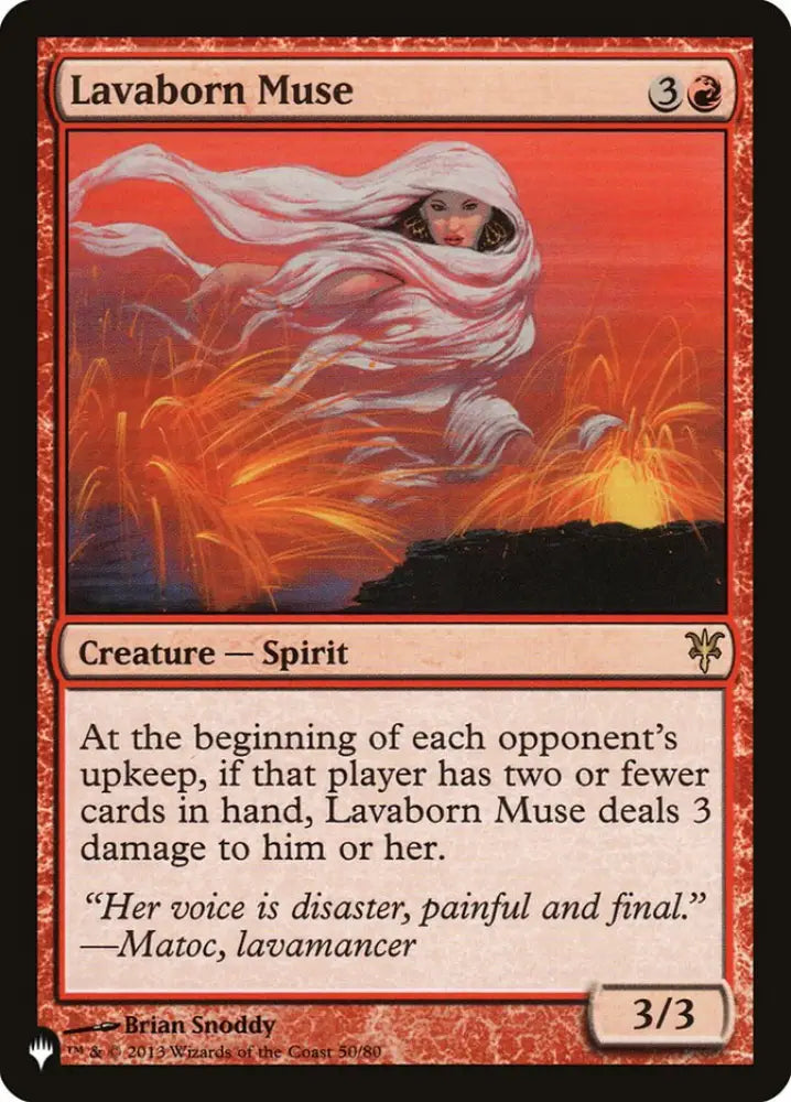 Lavaborn Muse [The List] - MTG Single
