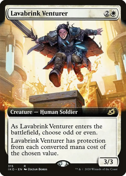 Lavabrink Venturer (Extended Art) [Ikoria: Lair of Behemoths] - MTG Single