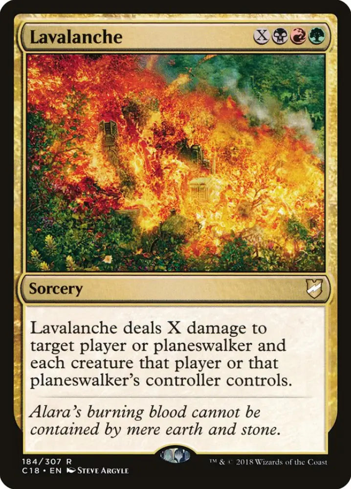 Lavalanche [Commander 2018] - MTG Single