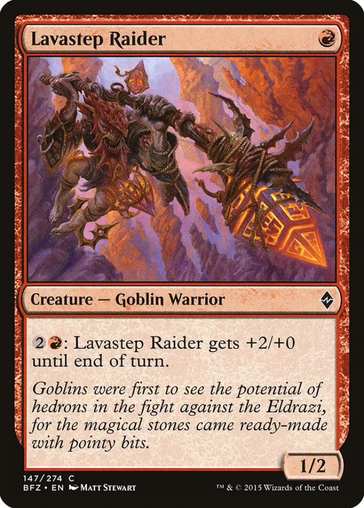 Lavastep Raider [Battle for Zendikar] - MTG Single