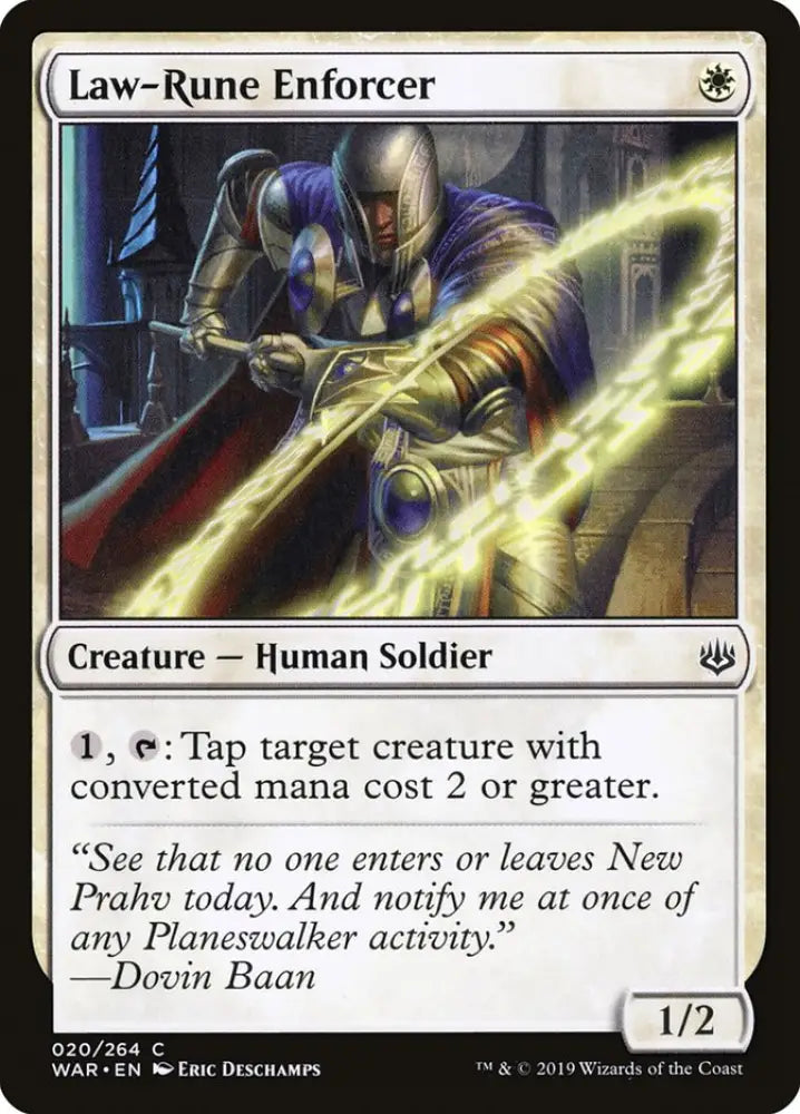 Law-Rune Enforcer [War of the Spark] - MTG Single