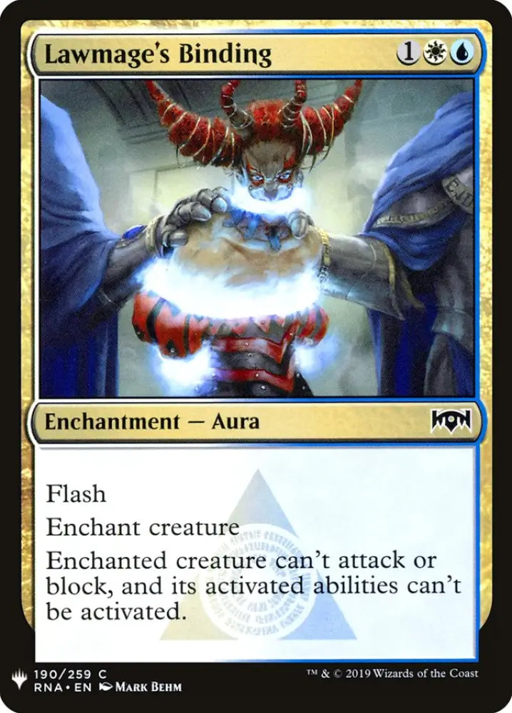 Lawmage’s Binding [Mystery Booster] - MTG Single