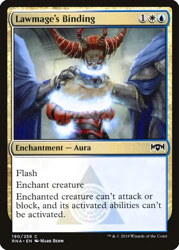 Lawmage’s Binding [Ravnica Allegiance] - MTG Single