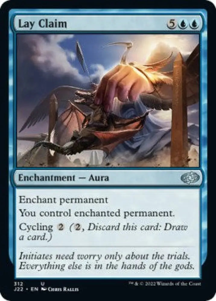 Lay Claim [Jumpstart 2022] - MTG Single