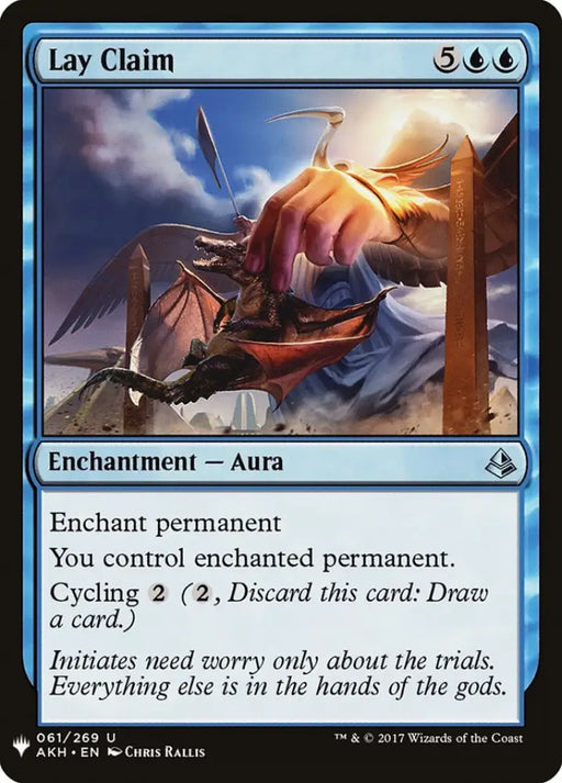 Lay Claim [Mystery Booster] - MTG Single