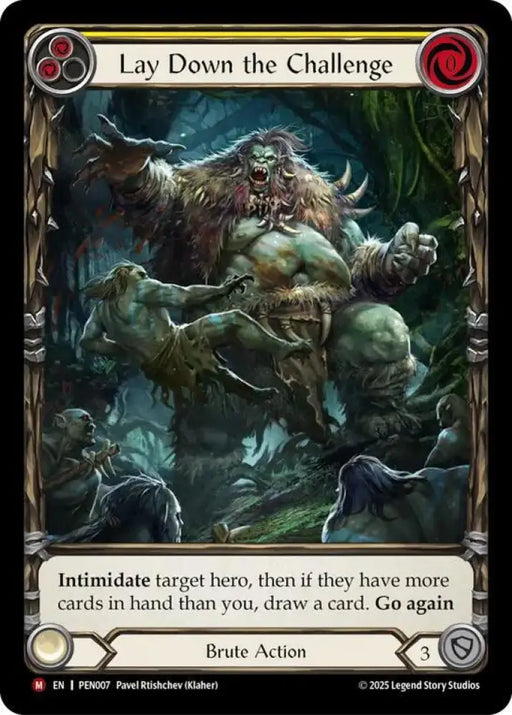Lay Down The Challenge (Yellow) (Extended Art) (PEN007) [Compendium of Rathe]