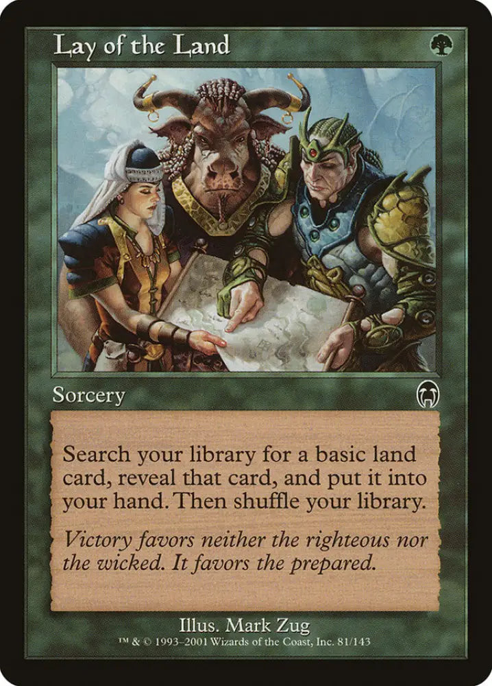Lay of the Land [Apocalypse] - MTG Single