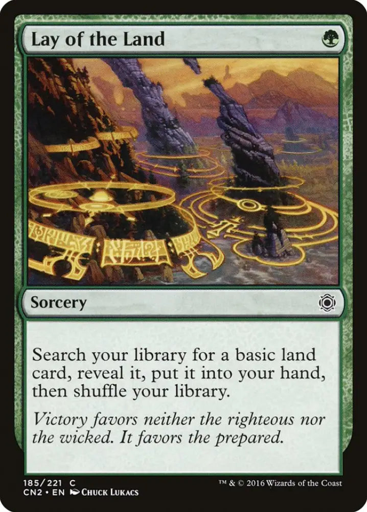 Lay of the Land [Conspiracy: Take the Crown] - MTG Single