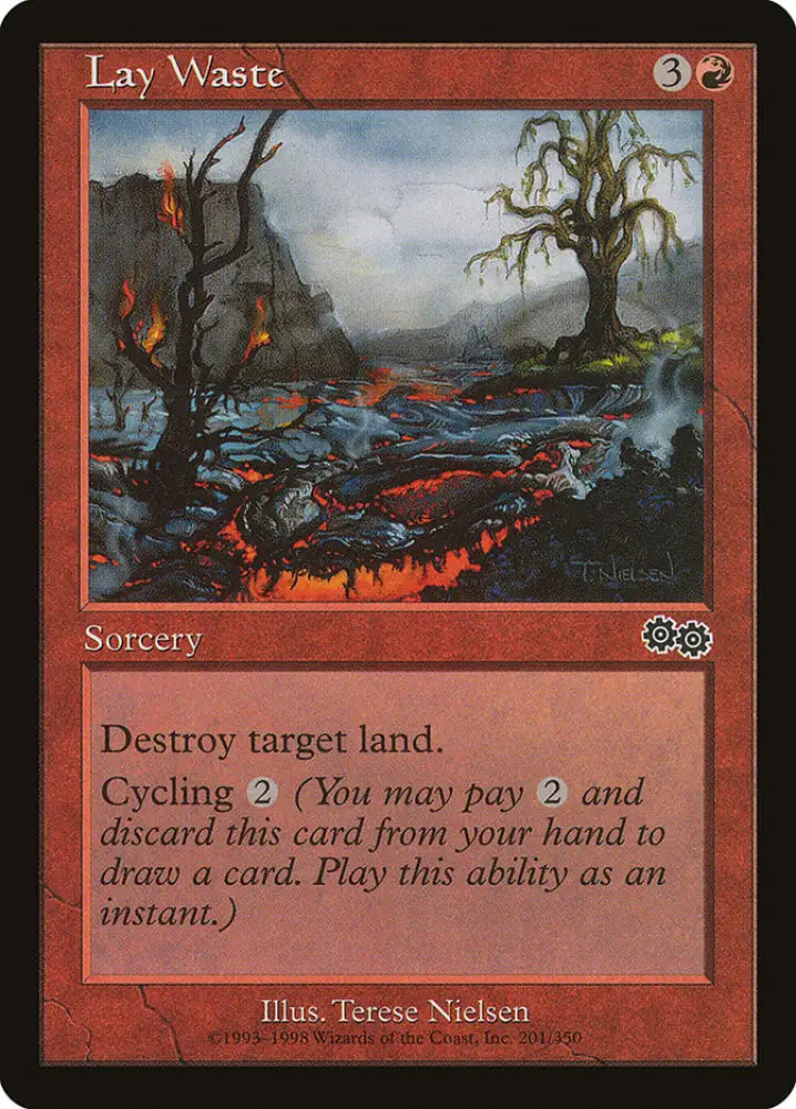Lay Waste [Urza’s Saga] - MTG Single