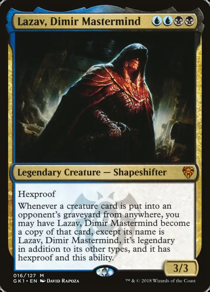 Lazav Dimir Mastermind [Guilds of Ravnica Guild Kit] - MTG Single