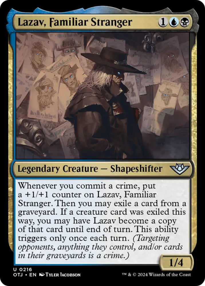 Lazav Familiar Stranger [Outlaws of Thunder Junction] - MTG Single