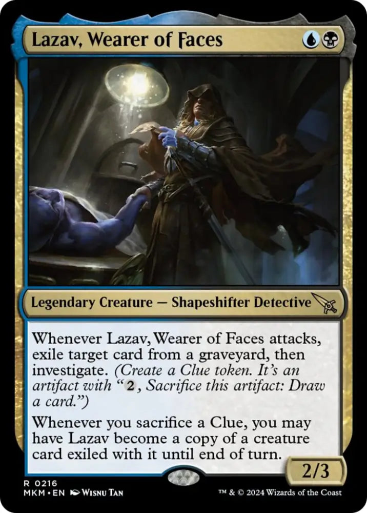 Lazav Wearer of Faces [Murders at Karlov Manor] - MTG Single
