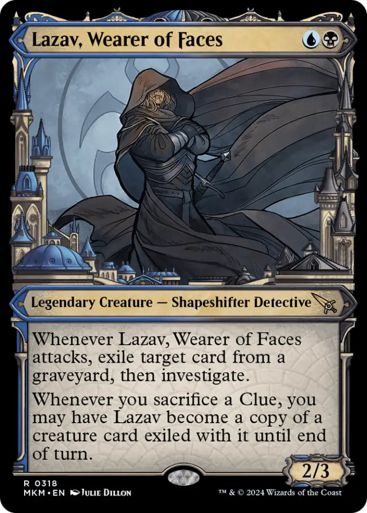 Lazav Wearer of Faces (Showcase) (0318) [Murders at Karlov Manor] - MTG Single