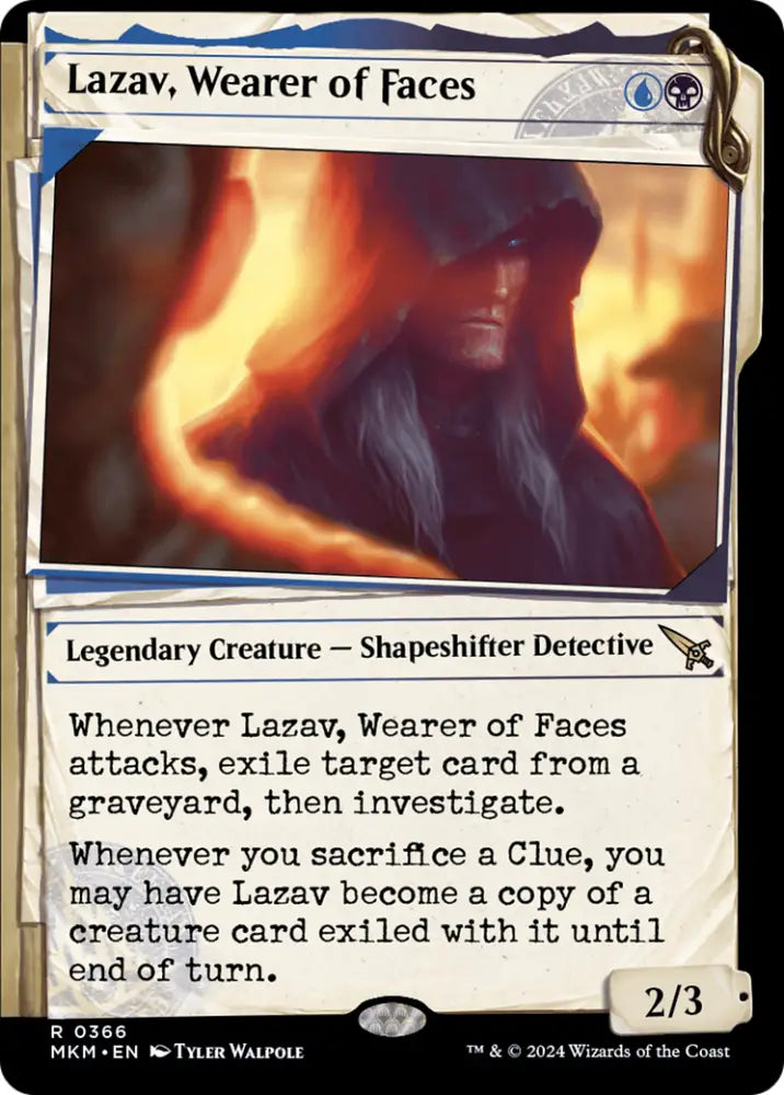 Lazav Wearer of Faces (Showcase) (0366) [Murders at Karlov Manor] - MTG Single
