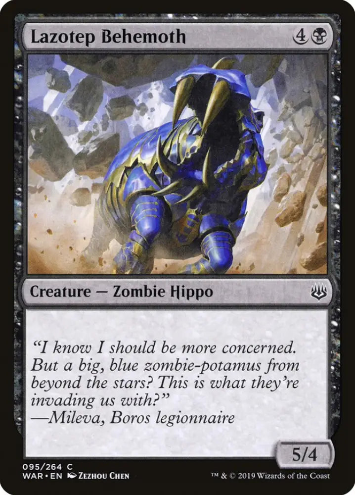 Lazotep Behemoth [War of the Spark] - MTG Single