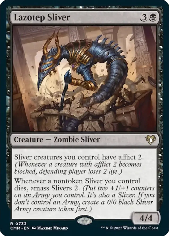 Lazotep Sliver [Commander Masters] - MTG Single
