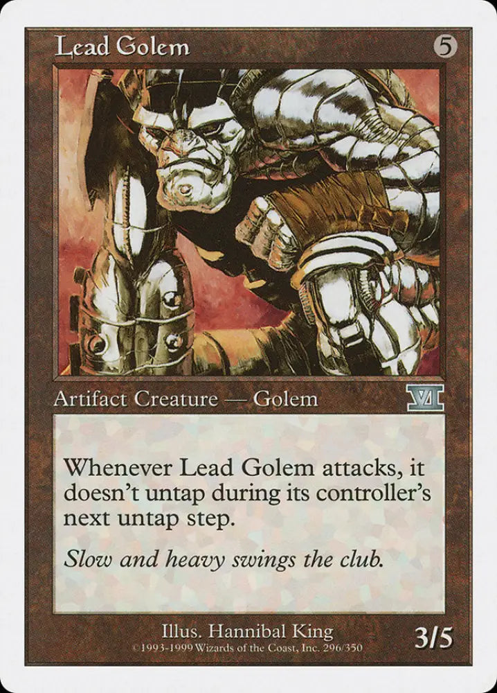 Lead Golem [Classic Sixth Edition] - MTG Single