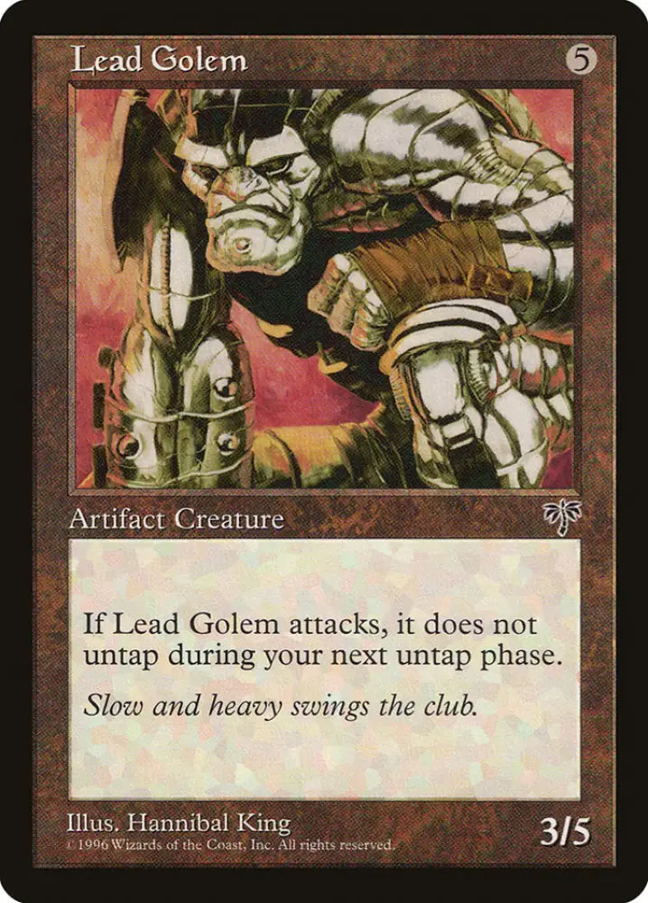 Lead Golem [Mirage] - MTG Single