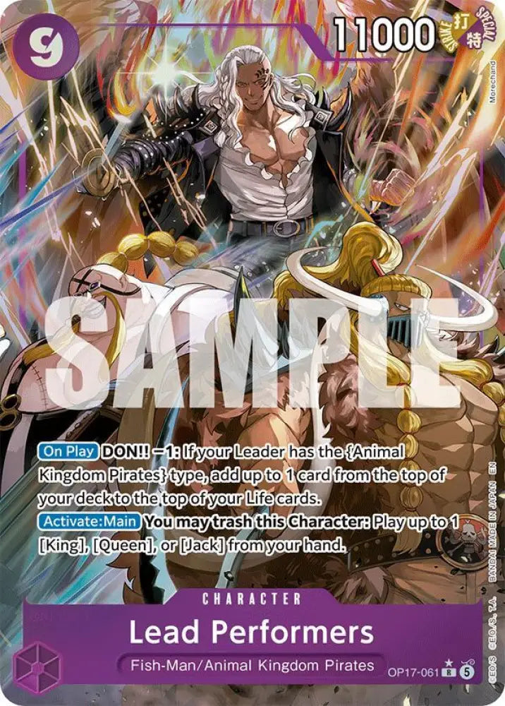 Lead Performers (Alternate Art) (OP17-061) [The World's Strongest Warriors]