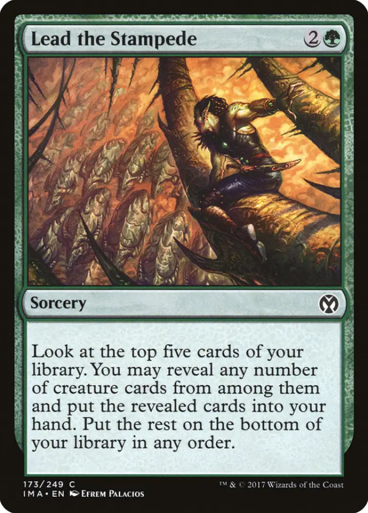 Lead the Stampede [Iconic Masters] - MTG Single