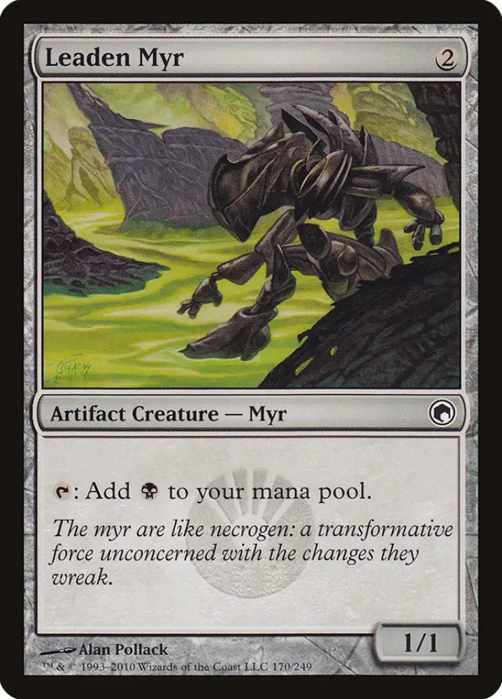 Leaden Myr [Scars of Mirrodin] - MTG Single