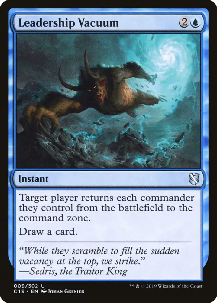 Leadership Vacuum [Commander 2019] - MTG Single
