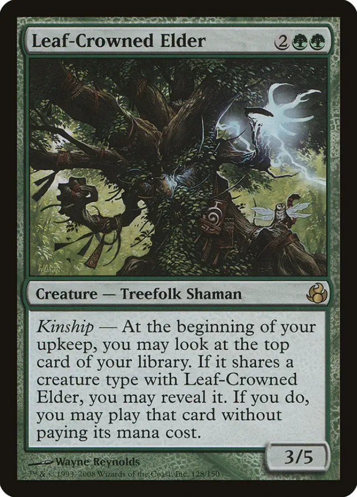 Leaf-Crowned Elder [Morningtide] - MTG Single