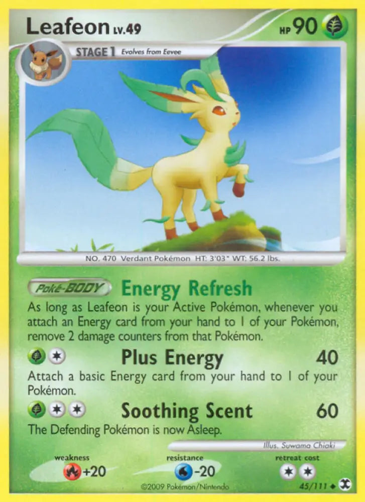 Leafeon (45/111) [Platinum: Rising Rivals] - Pokemon Single