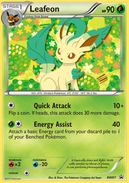 Leafeon (BW87) [Black & White: Black Star Promos] - Pokemon Single
