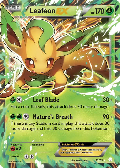 Leafeon EX (10/83) [XY: Generations] - Pokemon Single