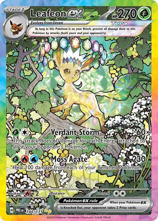 Leafeon ex (144/131) [Scarlet & Violet: Prismatic Evolutions] - Pokemon Single
