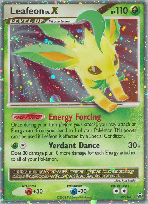 Leafeon LV.X (99/100) [Diamond & Pearl: Majestic Dawn] - Pokemon Single