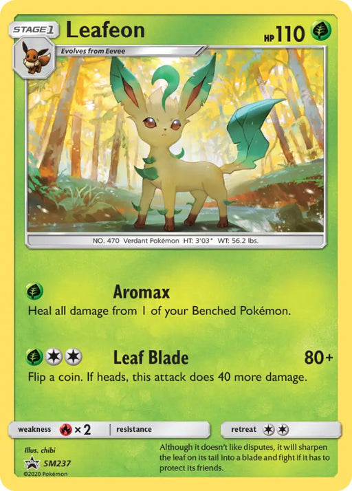 Leafeon (SM237) [Sun & Moon: Black Star Promos] - Pokemon Single