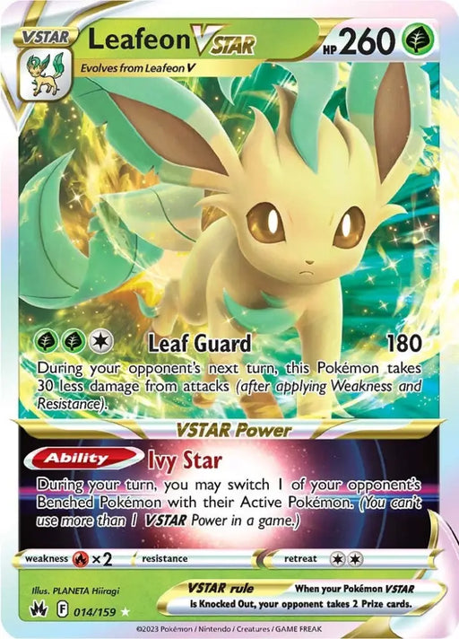 Leafeon VSTAR (014/159) [Sword & Shield: Crown Zenith] - Pokemon Single