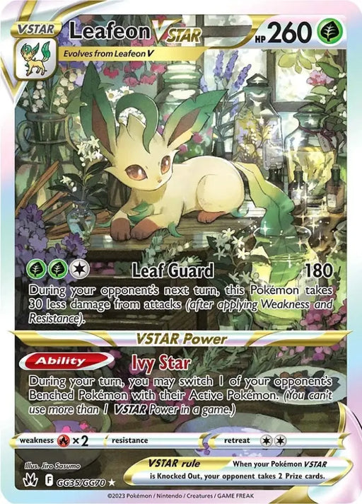 Leafeon VSTAR (GG35/GG70) [Sword & Shield: Crown Zenith] - Pokemon Single