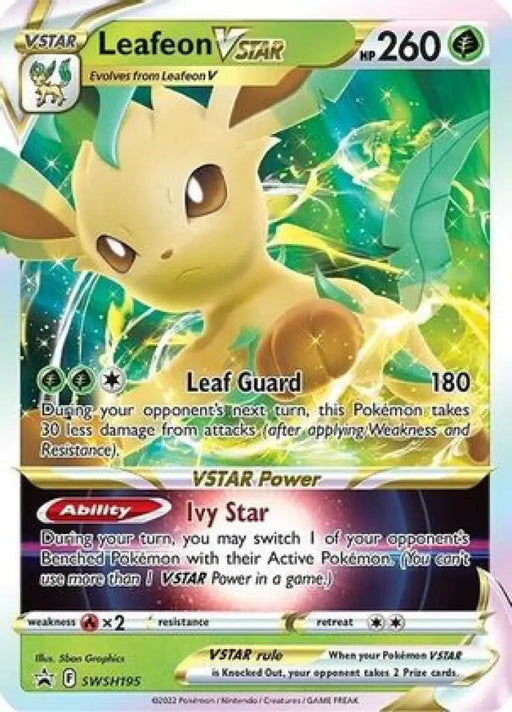 Leafeon VSTAR (SWSH195) [Sword & Shield: Black Star Promos] - Pokemon Single