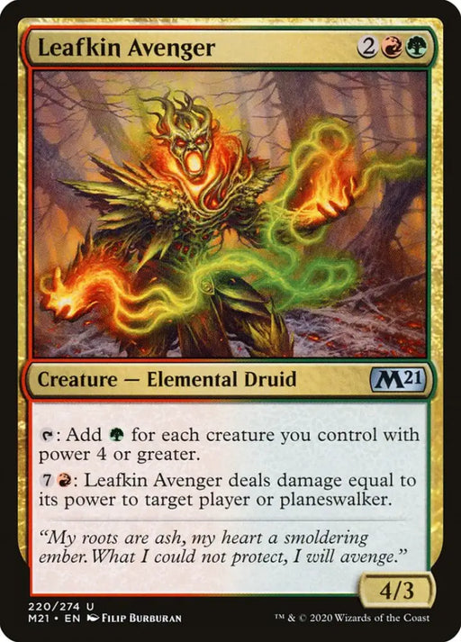 Leafkin Avenger [Core Set 2021] - MTG Single
