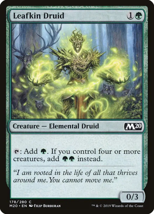 Leafkin Druid [Core Set 2020] - MTG Single