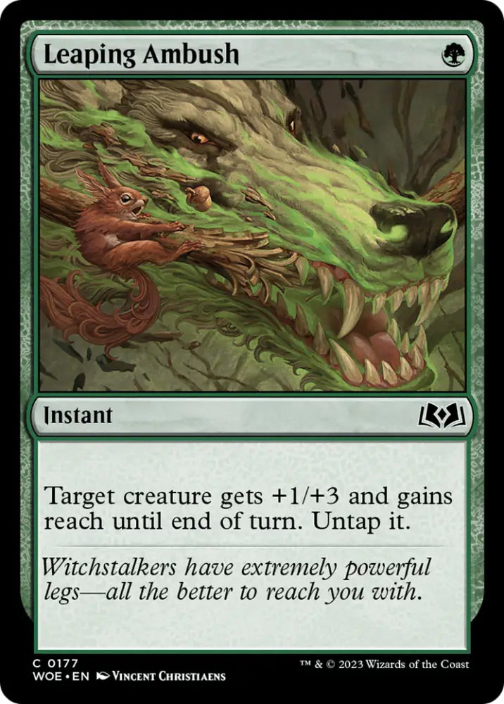 Leaping Ambush [Wilds of Eldraine] - MTG Single