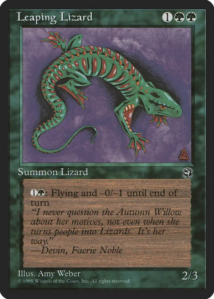 Leaping Lizard [Homelands] - MTG Single