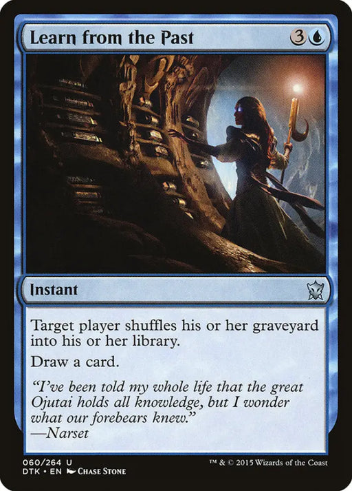 Learn from the Past [Dragons of Tarkir] - MTG Single